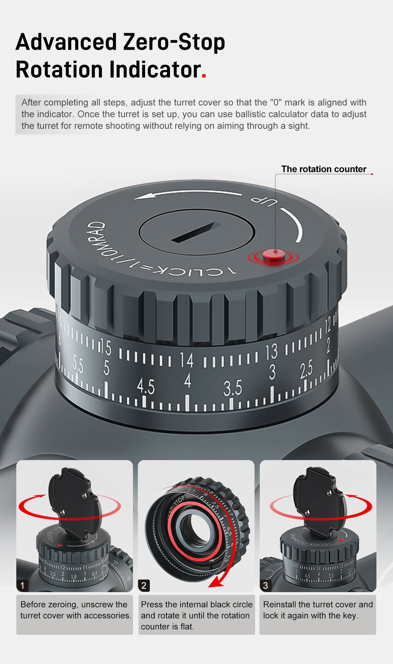 SPINA OPTICS GLACIER ED 1-10x28E FFP Parada no Zero,Garantia Global de 5 Anos