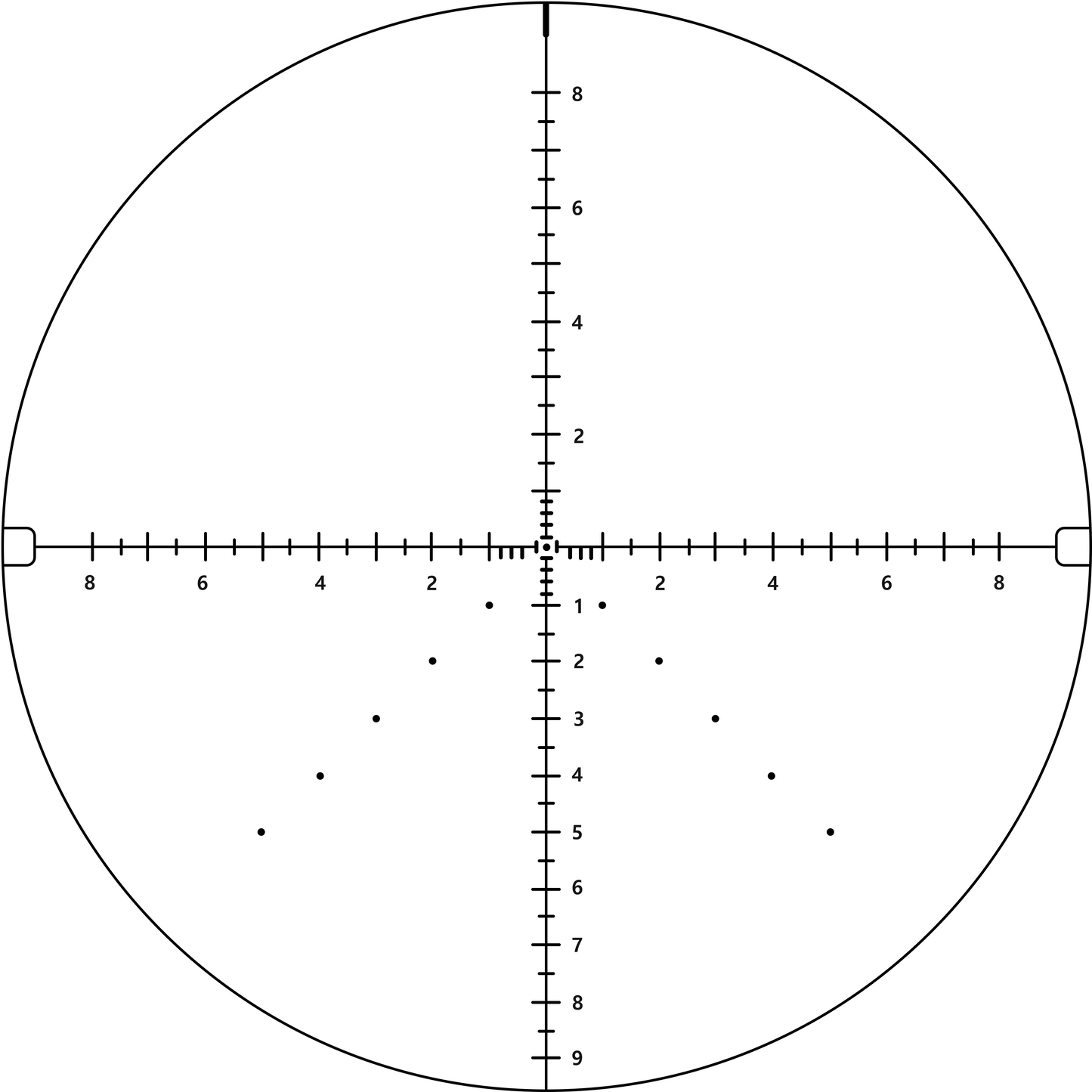 SPINA OPTICS FalconPoint HD 4.5-27x50 FFP SFIR Com retículo iluminado Parallax 10 jardas até o infinito