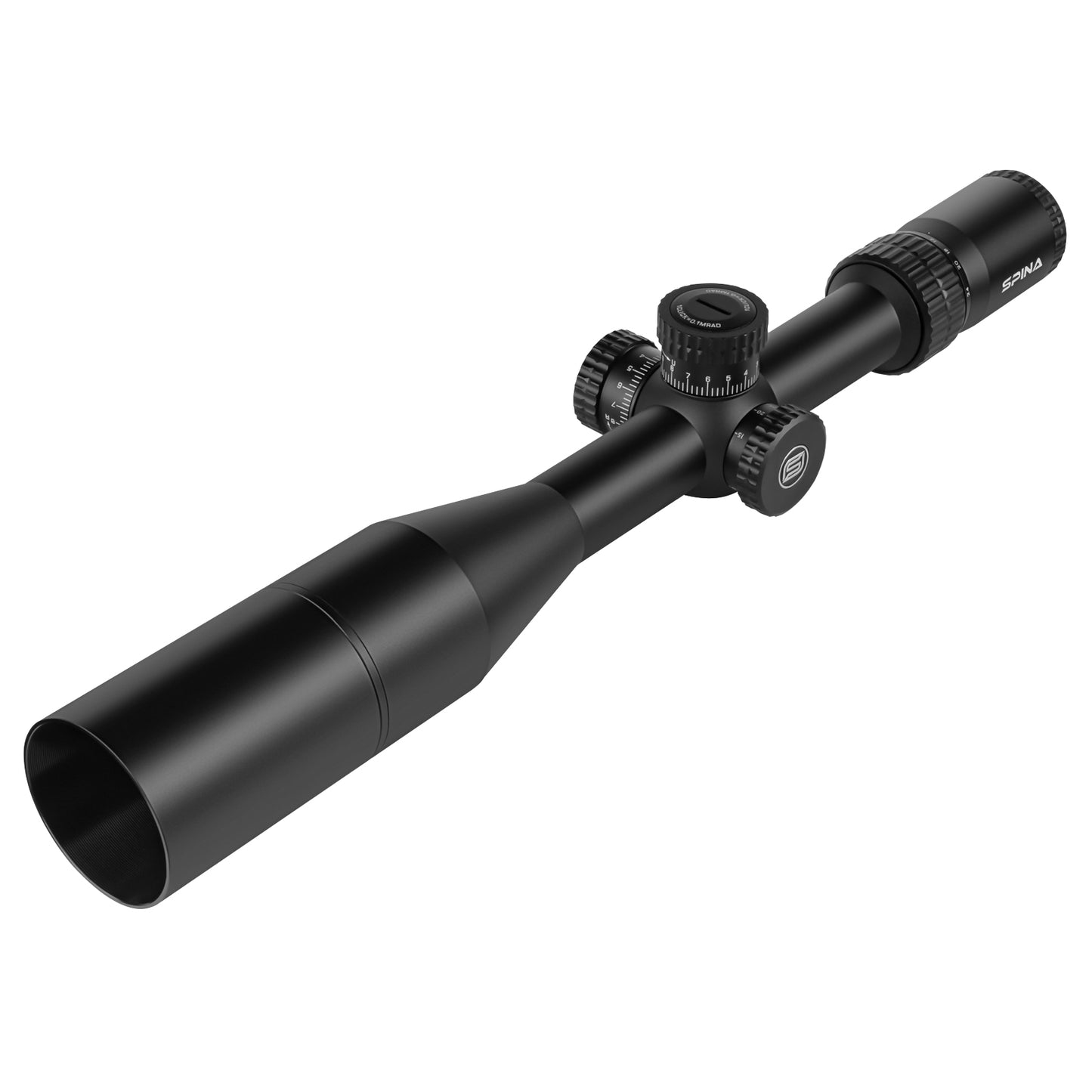 SPINA OPTICS NovaForce HD 6-24x50 FFP SF Parallax 10 jardas até o infinito