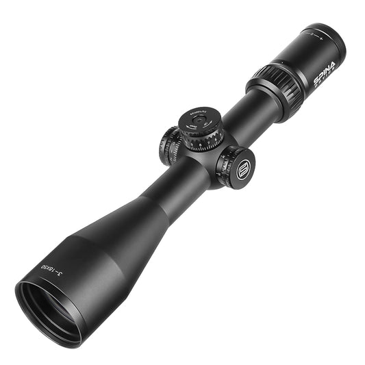SPINA OPTICS IronClaw HD 3-18x50 SFP Parallax 20 jardas até o infinito