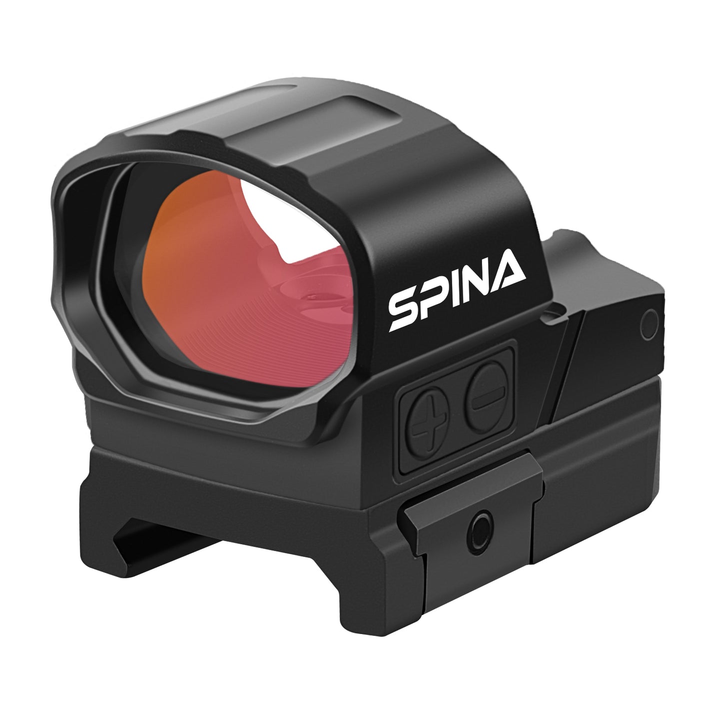 SPINA OPTICS Mistral 1x19x28 Pistola RMR & Rifle com Trilho Picatinny e Mira de Ponto Verde/Mira de Ponto Vermelho,Garantia vitalícia
