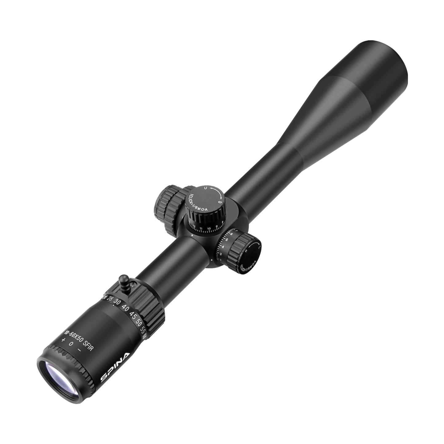 SPINA OPTICS FalconPoint HD 10-60x50 SFIR Com retículo iluminado Parallax 10 jardas até o infinito