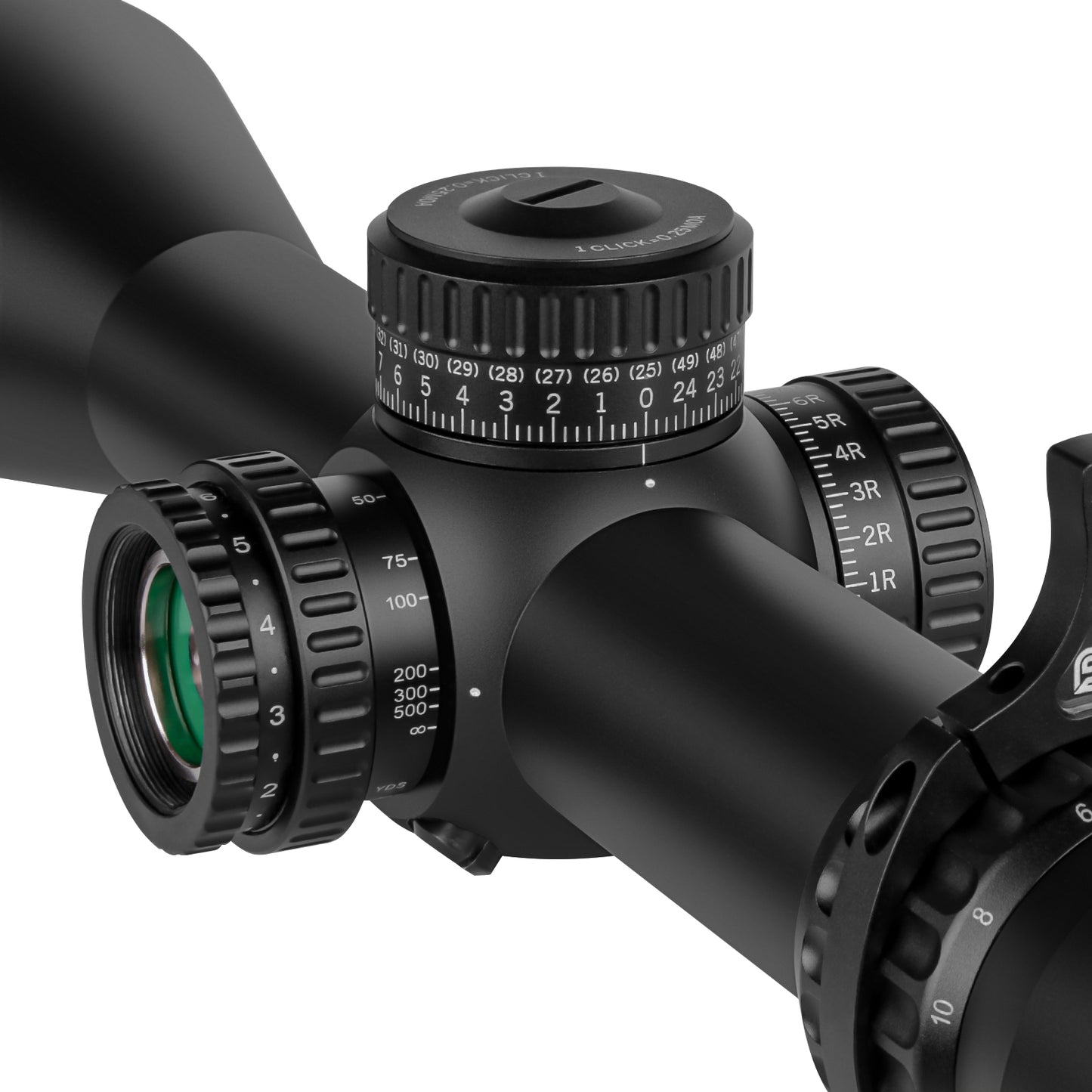 SPINA OPTICS NovaForce HD 5-30x56E FFP SFIR Com retículo iluminado Parallax 15 jardas até o infinito