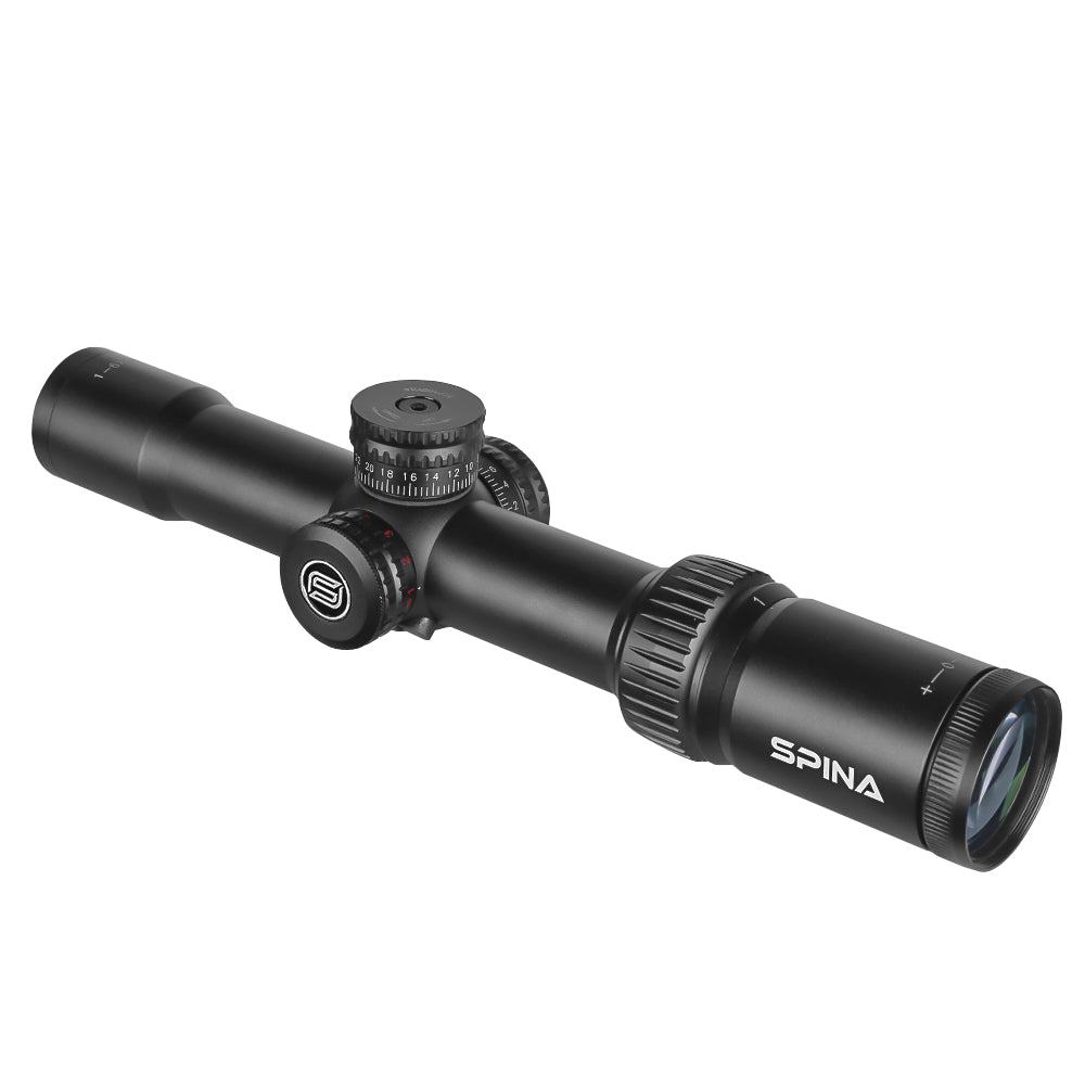 SPINA OPTICS IronClaw HD 1-6x28 SFP IR Com retículo iluminado