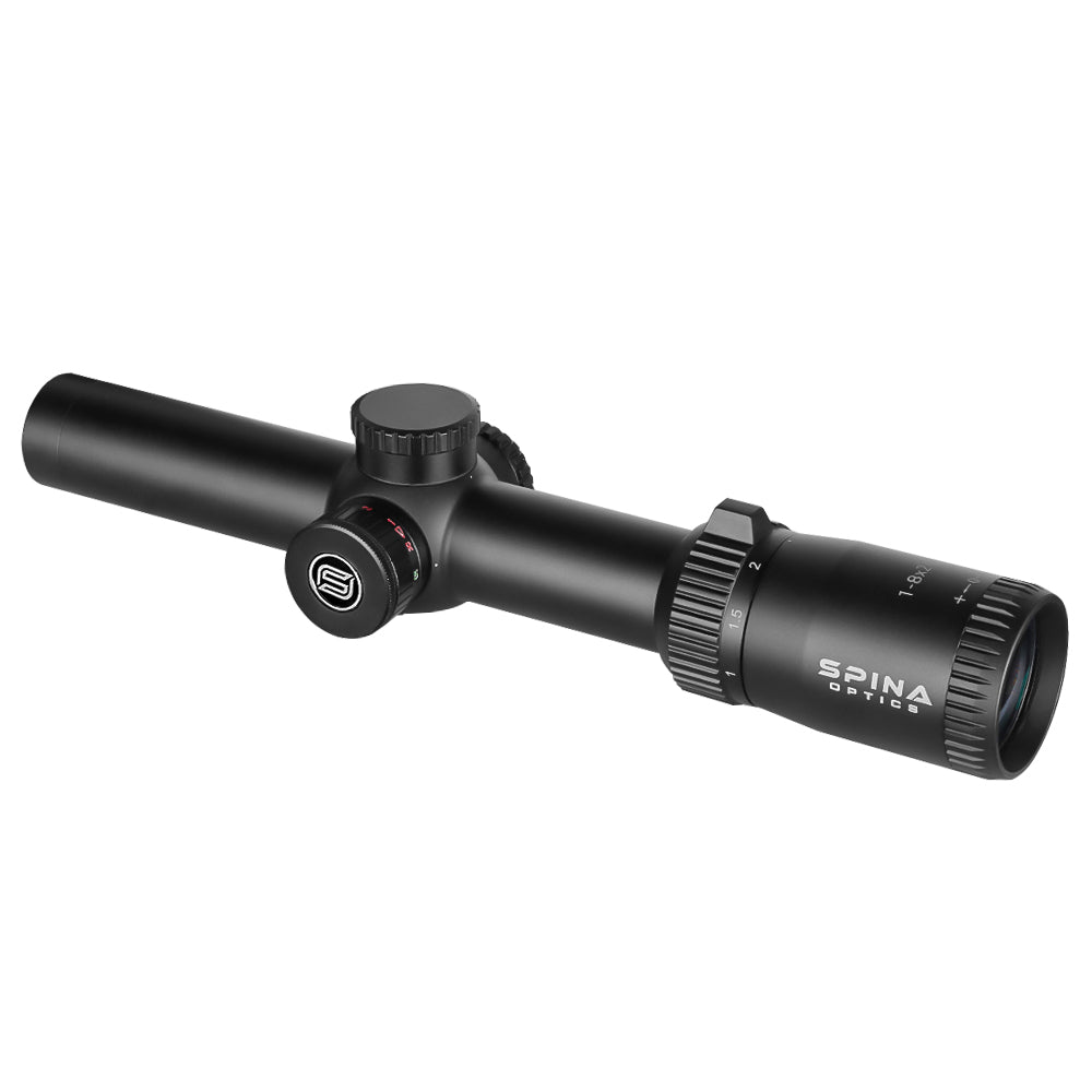 SPINA OPTICS ApexFin HD 1-8x24 SFP IR Com retículo iluminado