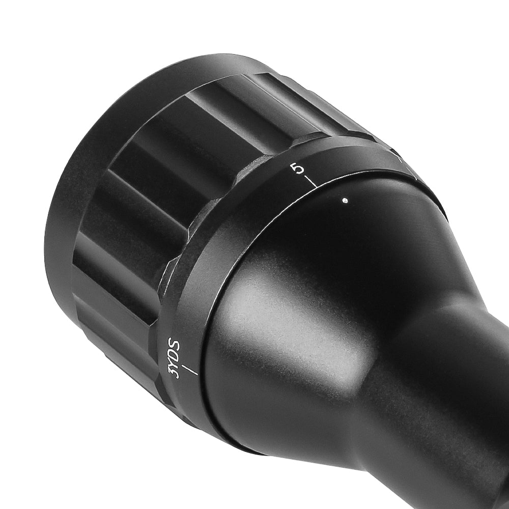 SPINA OPTICS HD 3-9x32 SFP AOIR Com retículo iluminado Parallax 5 jardas até o infinito
