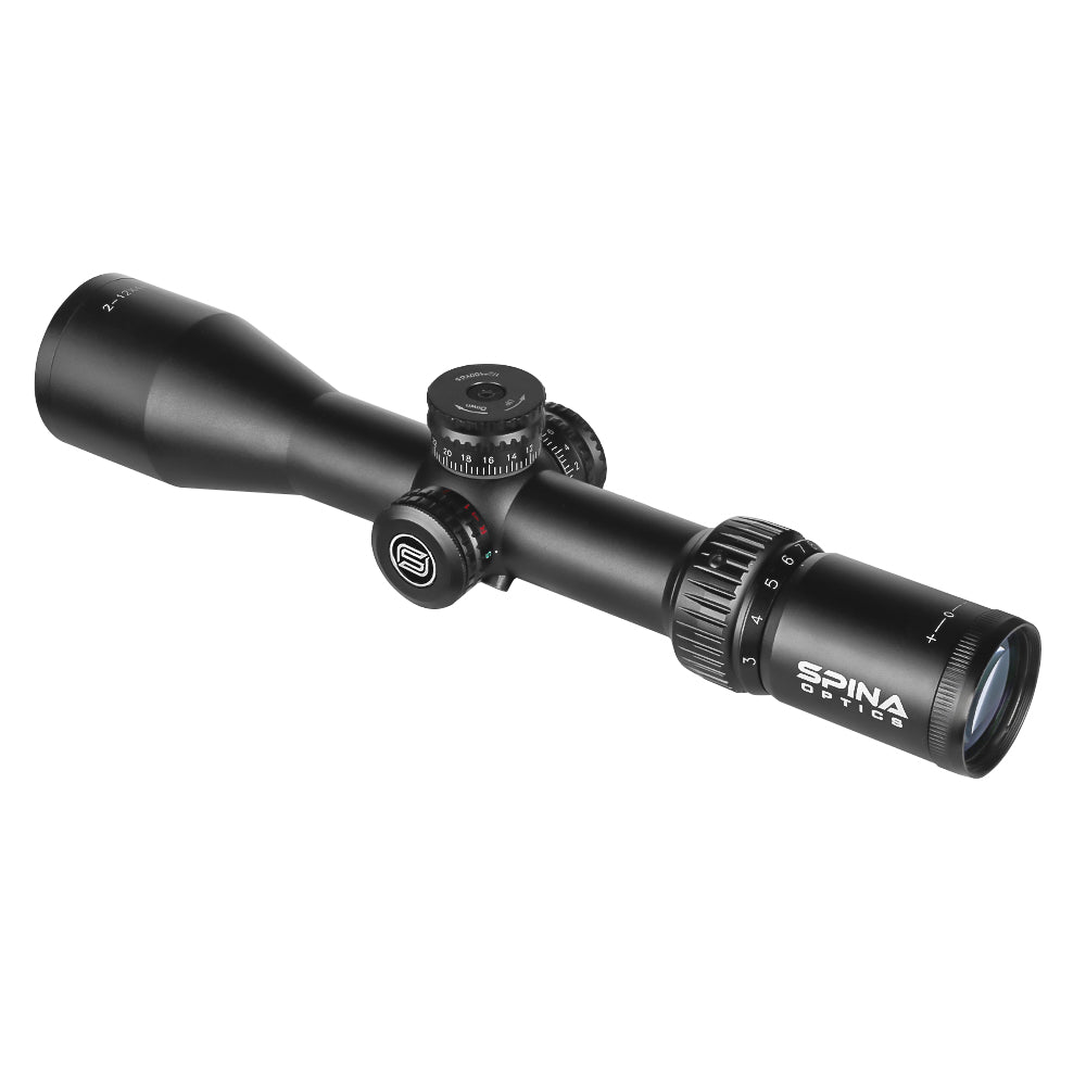 SPINA OPTICS IronClaw HD 2-12x44 SFP IR Com retículo iluminado