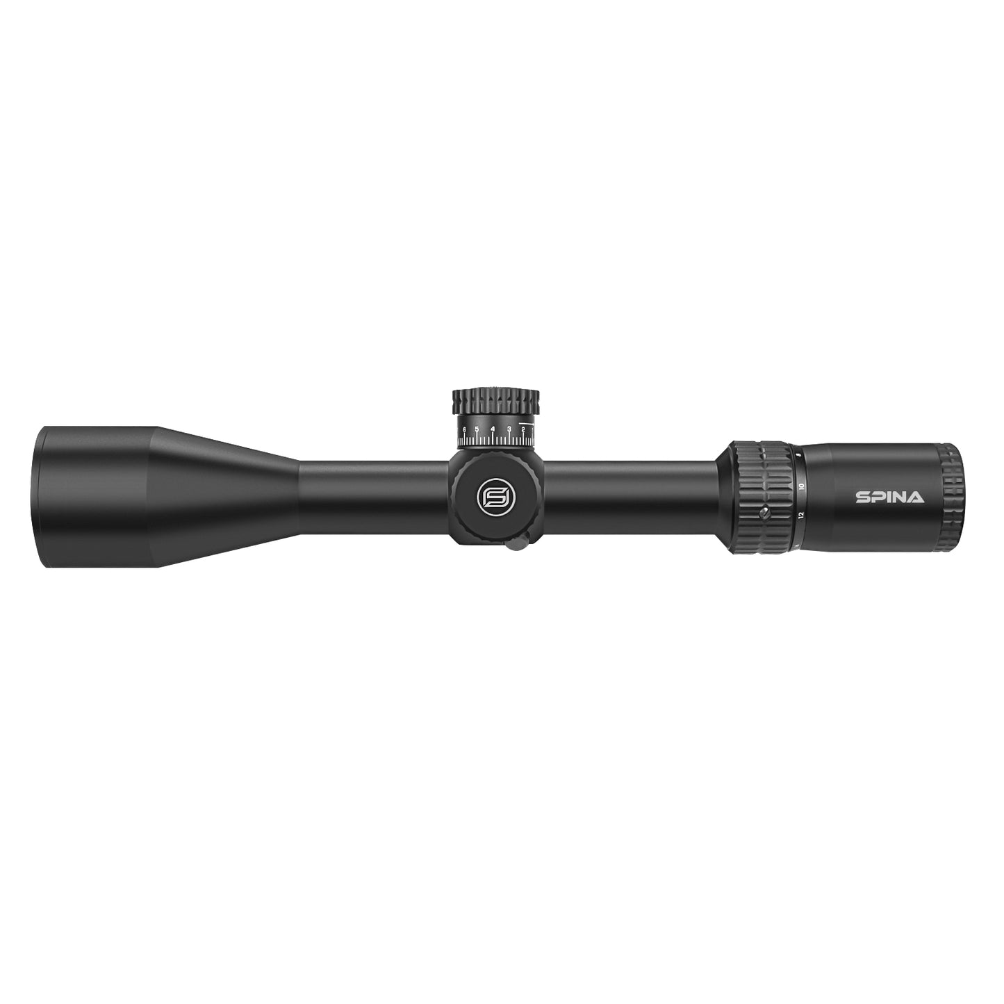 SPINA OPTICS NovaForce HD 6-24x50 FFP SF Parallax 10 jardas até o infinito