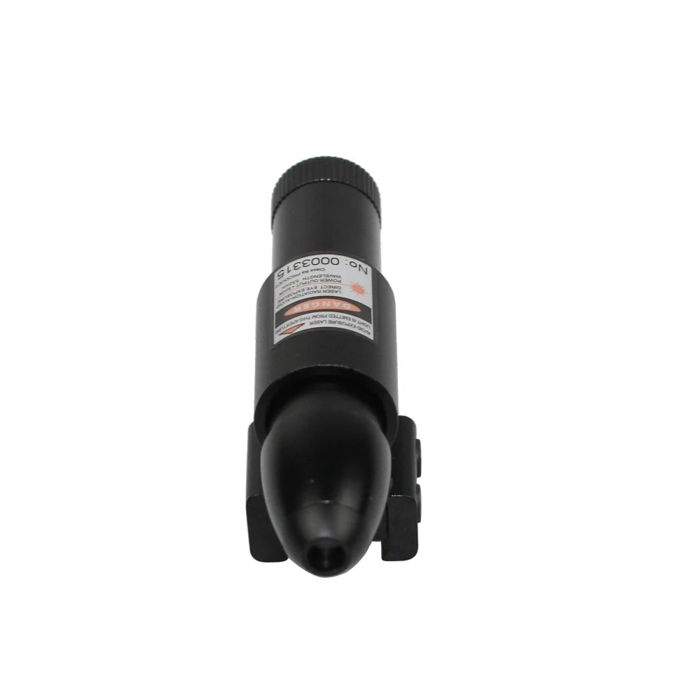 Mira Laser Tática para Caça com Ponto Vermelho/Verde, Interruptor de Pressão e Suporte para Cano - Compatível com Trilhos de 11mm e 20mm