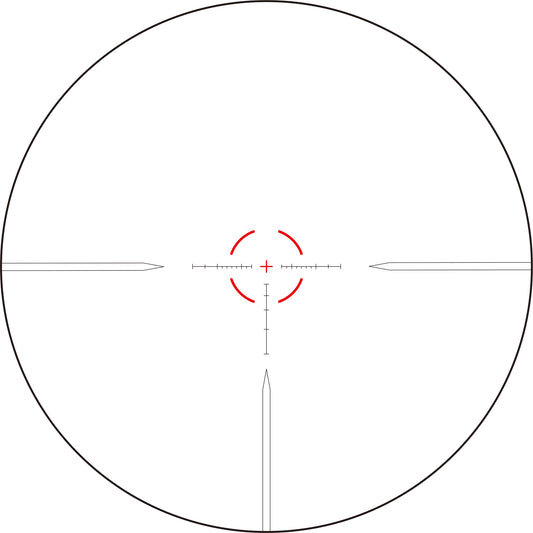 SPINA OPTICS Tricore ED 6-36x56 SFP Parallax 10 jardas até o infinito
