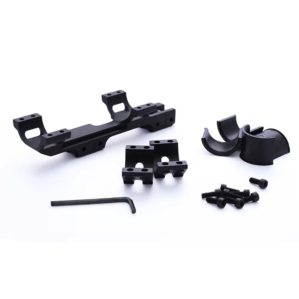 Monobloco para Trilho Dovetail de 11mm Anéis de Mira 25,4mm/30mm com Nível de Bolha