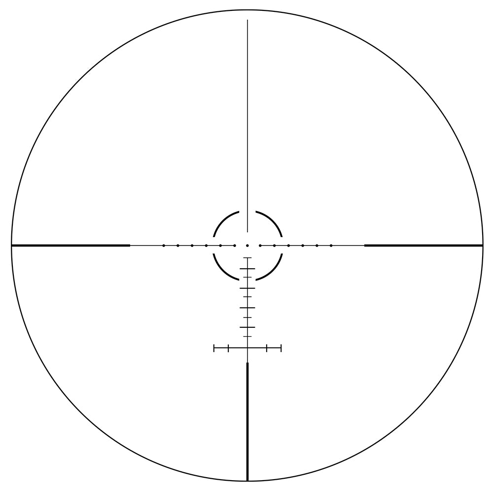 SPINA OPTICS IronClaw HD 6-36x56 SFP Parallax 10 jardas até o infinito