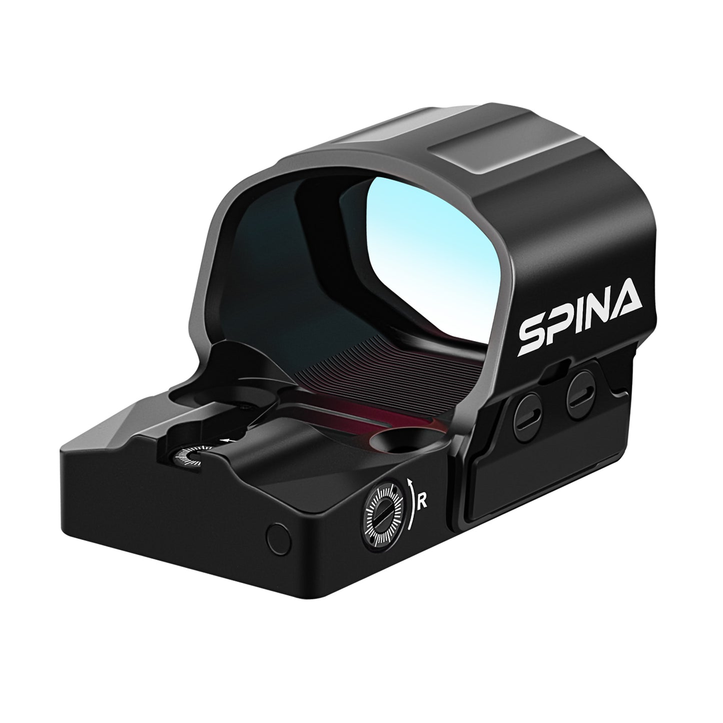 SPINA OPTICS Mistral 1x19x28 Pistola RMR & Rifle com Trilho Picatinny e Mira de Ponto Verde/Mira de Ponto Vermelho,Garantia vitalícia