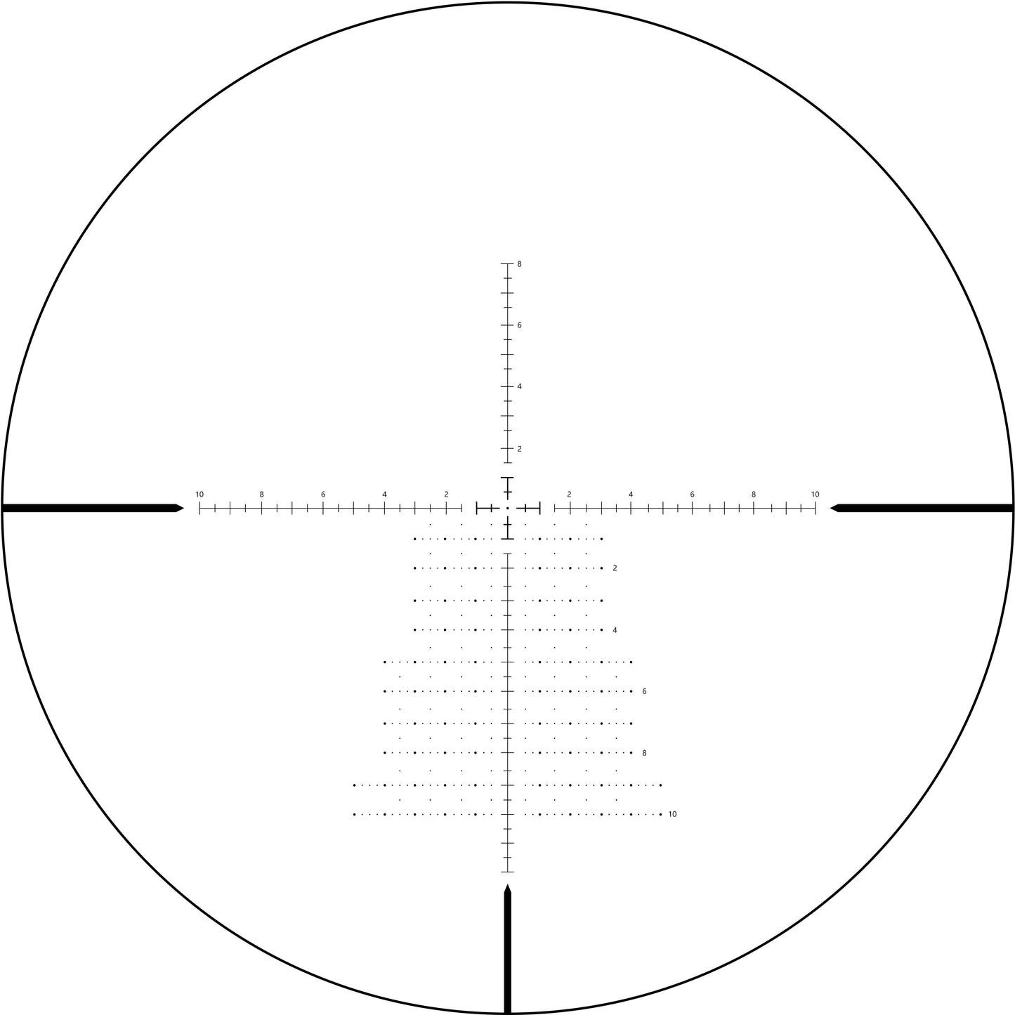 SPINA OPTICS WolfChase HD 4-16x44E FFP SFIR Com retículo iluminado Parallax 10 jardas até o infinito