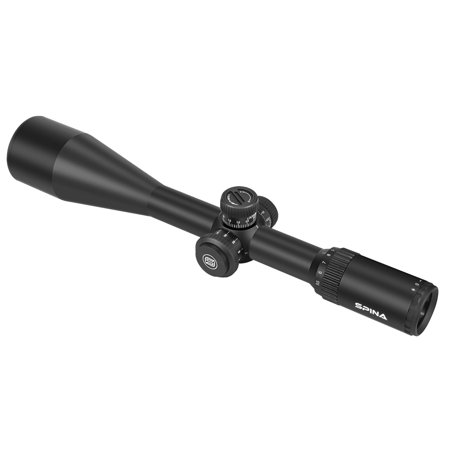 SPINA OPTICS WolfChase HD 5.5-22x56 FFP SF Parallax 10 jardas até o infinito