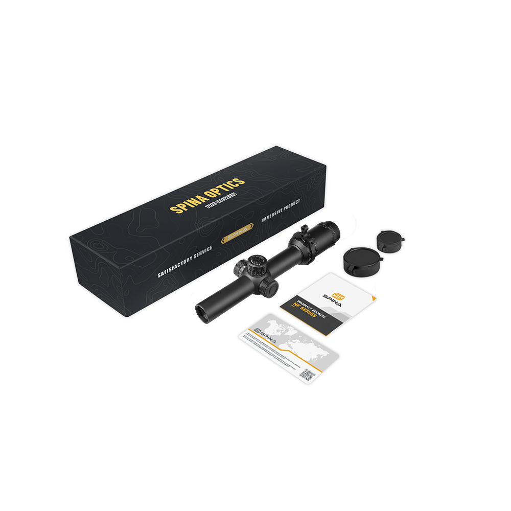 SPINA OPTICS JungleShade HD 1-10x24 SFP IR Com retículo iluminado