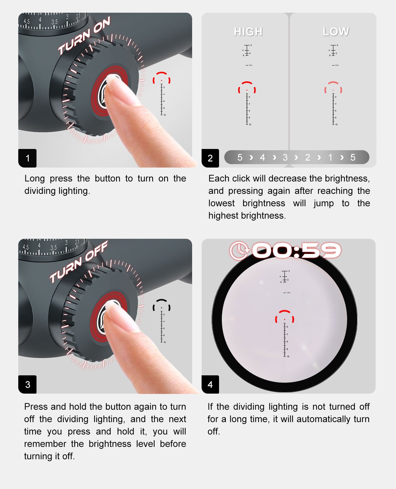 SPINA OPTICS GLACIER ED 1-10x28E FFP Parada no Zero,Garantia Global de 5 Anos