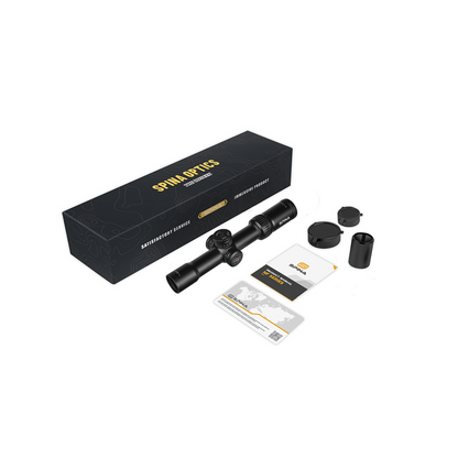 SPINA OPTICS IronClaw HD 1-6x28 SFP IR Com retículo iluminado
