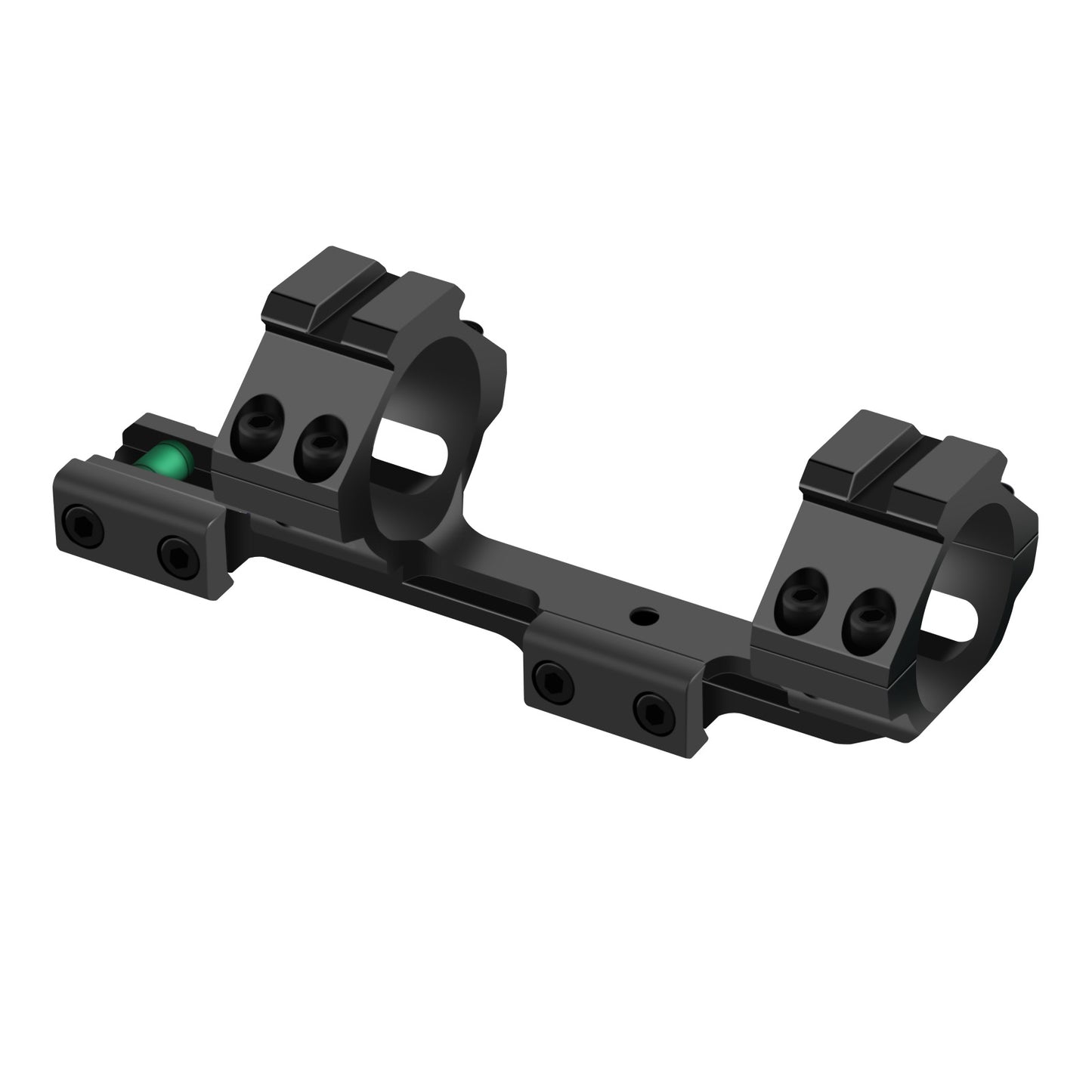 Monobloco para Trilho Dovetail de 11mm Anéis de Mira 25,4mm/30mm com Nível de Bolha