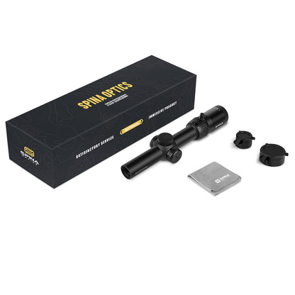 SPINA OPTICS NovaForce HD 1-8x24 FFP IR  Com retículo iluminado