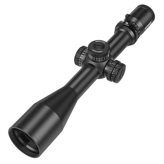 SPINA OPTICS NovaForce HD 5-30x56E FFP SFIR Com retículo iluminado Parallax 15 jardas até o infinito