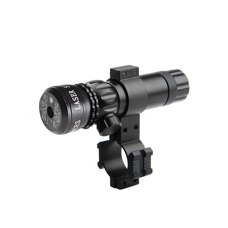 Mira Laser com Ponto Vermelho/Verde, Montagem em Trilho 20mm e Interruptor de Pressão para Cano