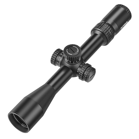 SPINA OPTICS NovaForce HD 4-16x44E FFP SFIR Com retículo iluminado Parallax 20 jardas até o infinito