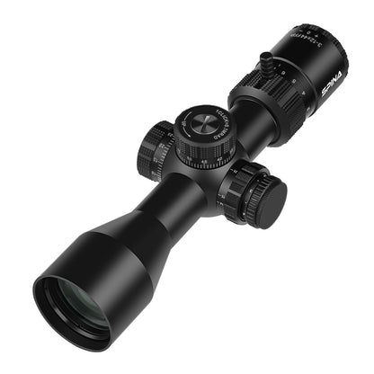 SPINA OPTICS Riptide HD 3-12x44 FFP SFIR Com retículo iluminado Parallax 8 jardas até o infinito