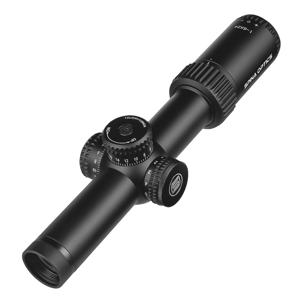SPINA OPTICS WolfChase HD 1-6x24 SFP IR Com retículo iluminado