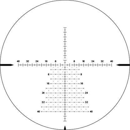 SPINA OPTICS WolfChase HD 6-24x50E FFP SFIR Com retículo iluminado Parallax 10 jardas até o infinito