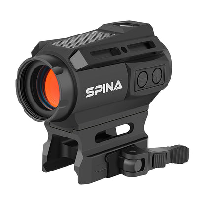 SPINA OPTICS SYM1X20/1X30 Múltiplas Retículas Mira de Ponto Vermelho Rifle com Trilho Picatinny com Energia Solar