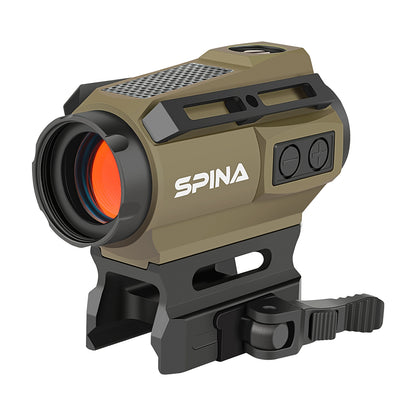 SPINA OPTICS SYM1X20/1X30 Múltiplas Retículas Mira de Ponto Vermelho Rifle com Trilho Picatinny com Energia Solar