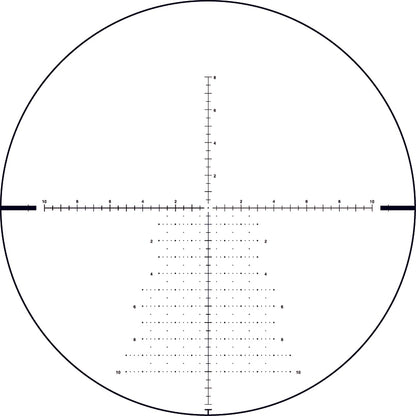 SPINA OPTICS WolfChase HD 6-24x50 FFP SF Parallax 10 jardas até o infinito