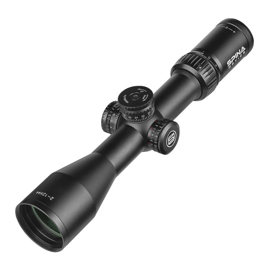 SPINA OPTICS IronClaw HD 2-12x44 SFP IR Com retículo iluminado