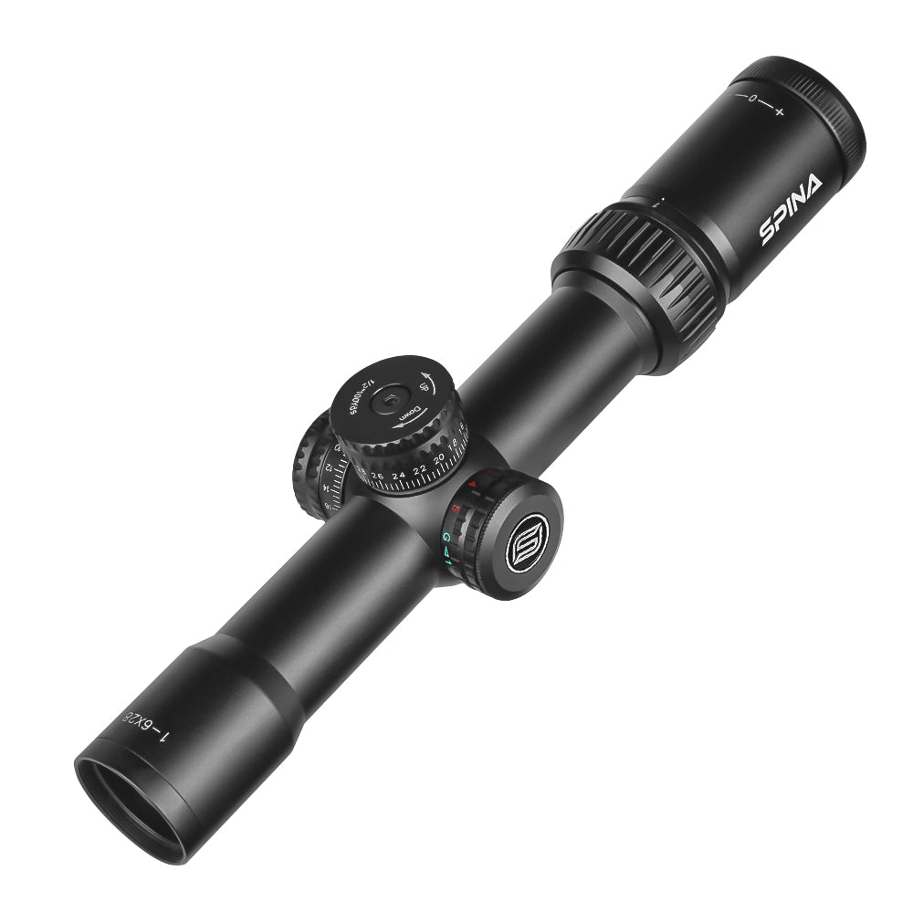 SPINA OPTICS IronClaw HD 1-6x28 SFP IR Com retículo iluminado