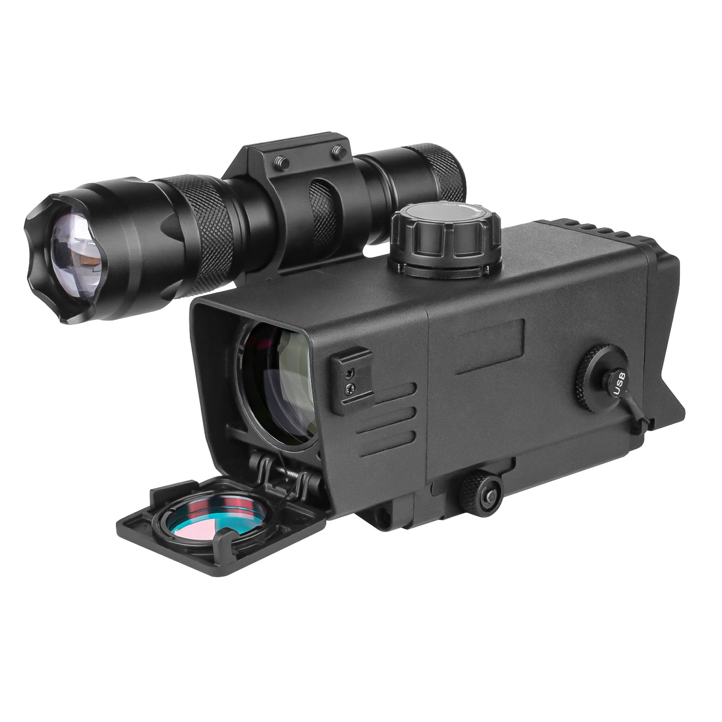 Dispositivo de visão noturna 3.5x32 para rifle com lanterna