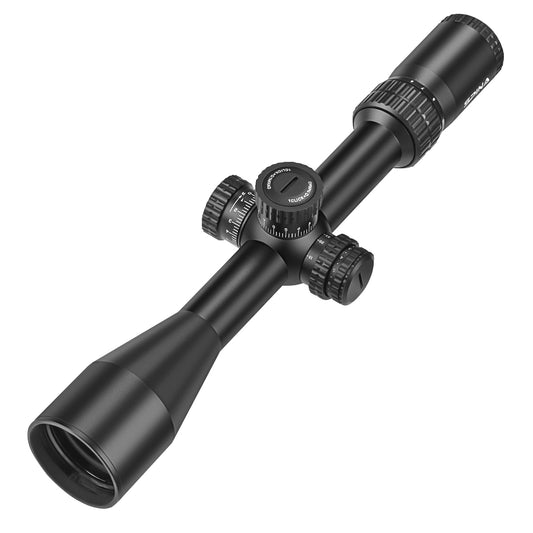 SPINA OPTICS NovaForce HD 6-24x50E FFP SFIR Com retículo iluminado Parallax 10 jardas até o infinito