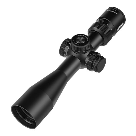 SPINA OPTICS Riptide HD 4-16x44 FFP SFIR Com retículo iluminado Parallax 14 jardas até o infinito