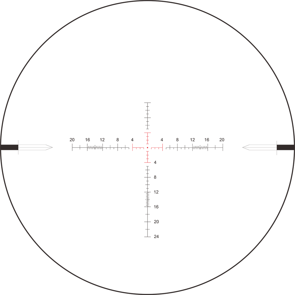 SPINA OPTICS Riptide Gen II ED 3-12x44 FFP Parada no Zero,Garantia Global de 5 Anos