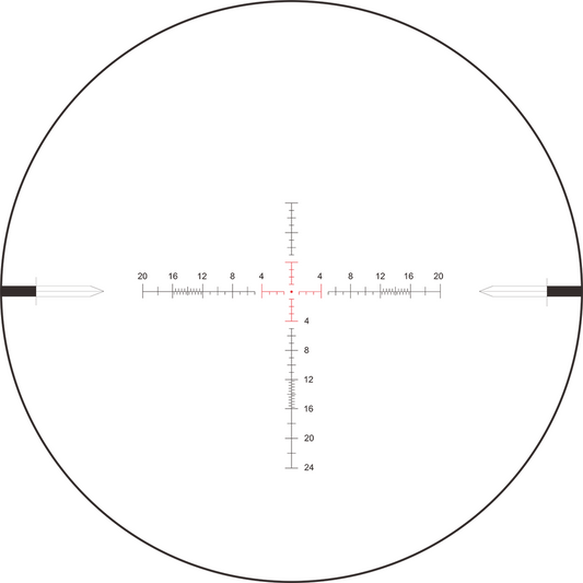 SPINA OPTICS Riptide Gen II ED 3-12x44 FFP Parada no Zero,Garantia Global de 5 Anos
