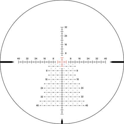 SPINA OPTICS WolfChase HD 4-16x44E FFP SFIR Com retículo iluminado Parallax 10 jardas até o infinito