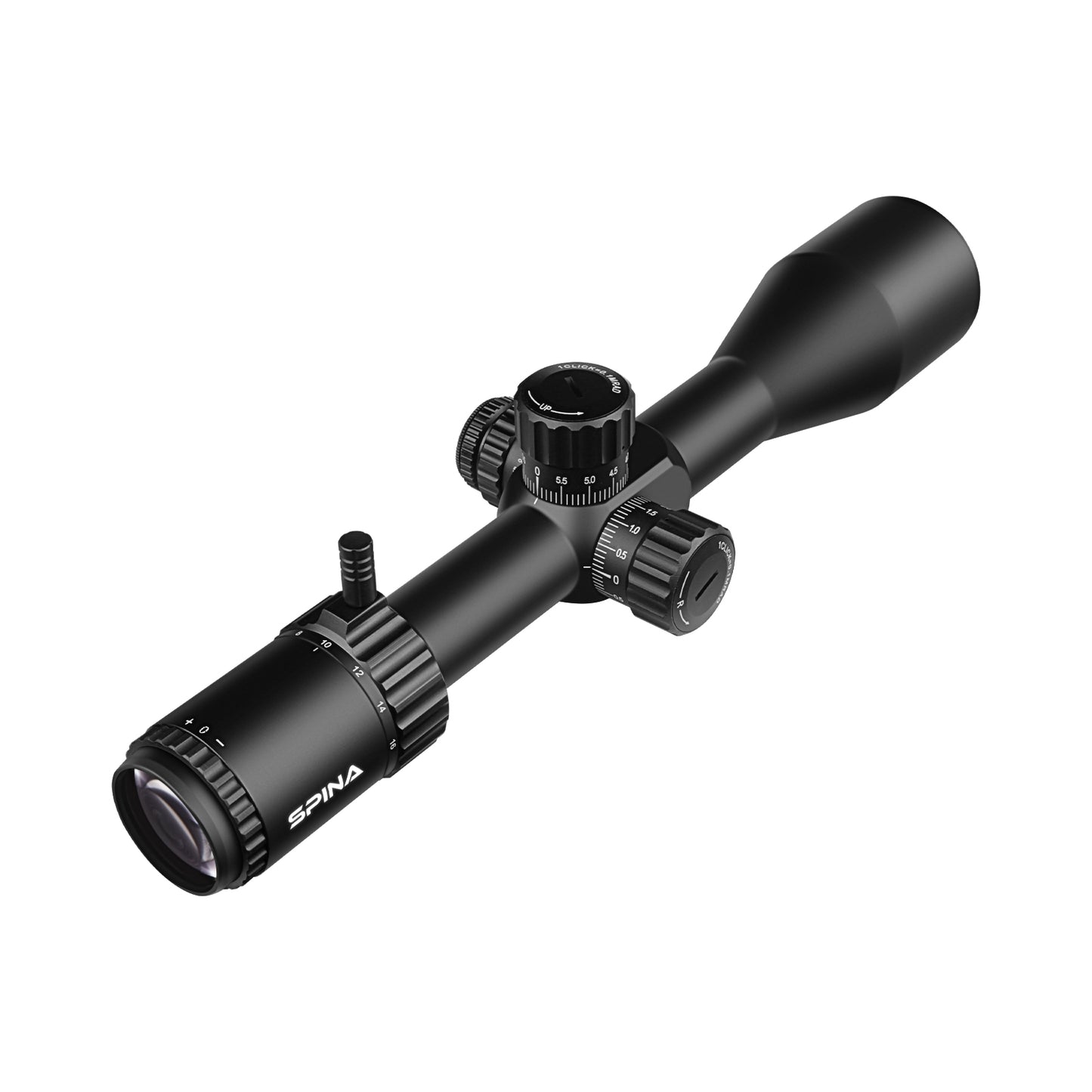 SPINA OPTICS Gen II WolfChase HD 4-16x50E FFP SF Parada no Zero,Parallax 10 jardas até o infinito