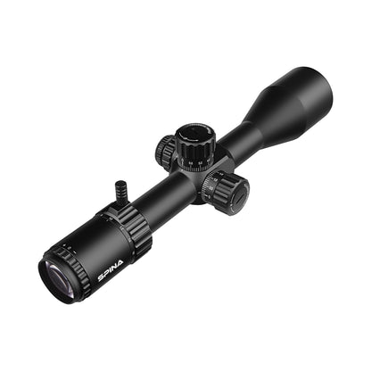 SPINA OPTICS Gen II WolfChase HD 4-16x50E FFP SF Parada no Zero,Parallax 10 jardas até o infinito