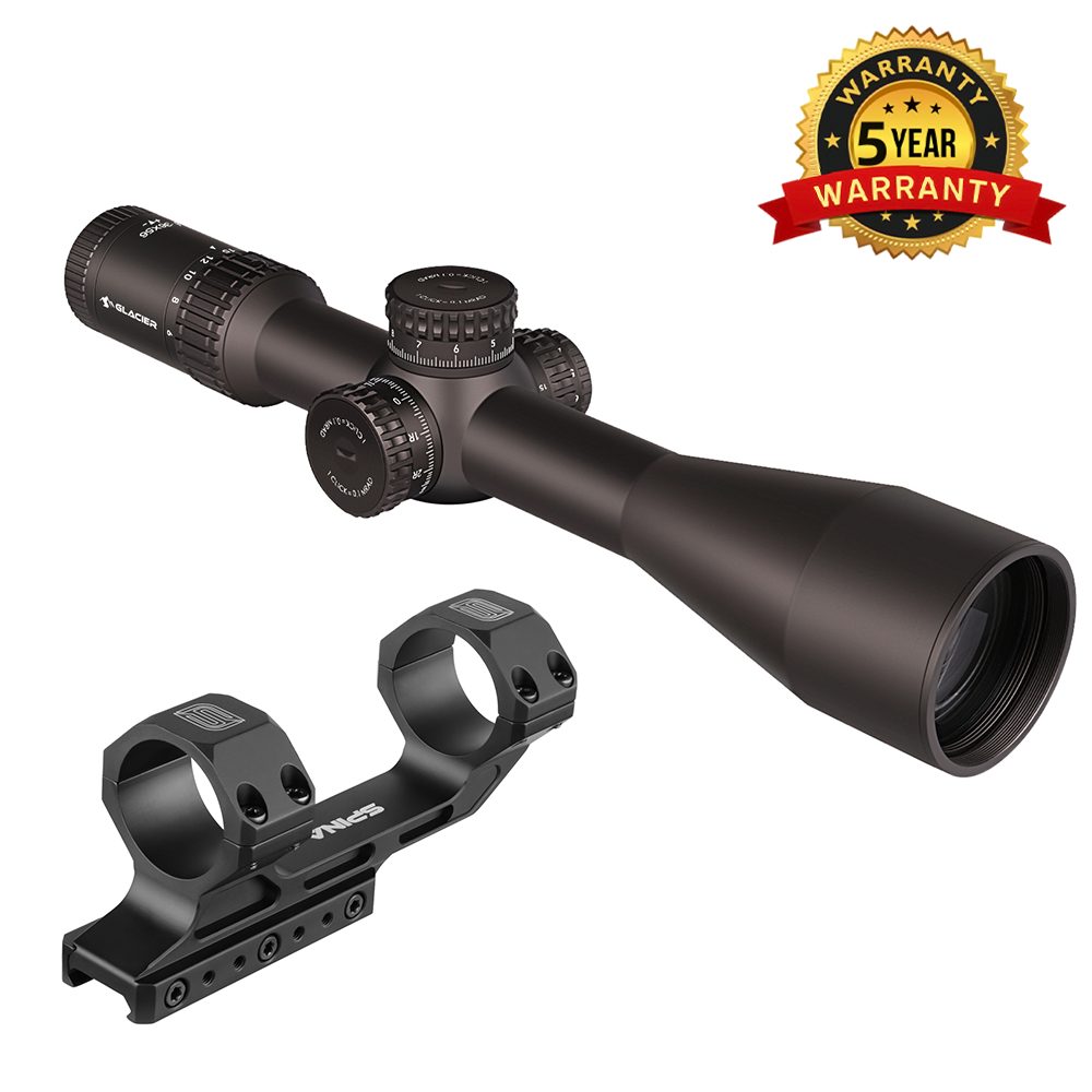 SPINA OPTICS GLACIER ED 6-36x56E FFP SF Parada no Zero,Parallax 10 jardas até o infinito,Garantia Global de 5 Anos