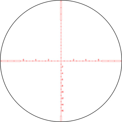SPINA OPTICS FalconPoint HD 4.5-18x50 SFP Com retículo iluminado Parallax 10 jardas até o infinito
