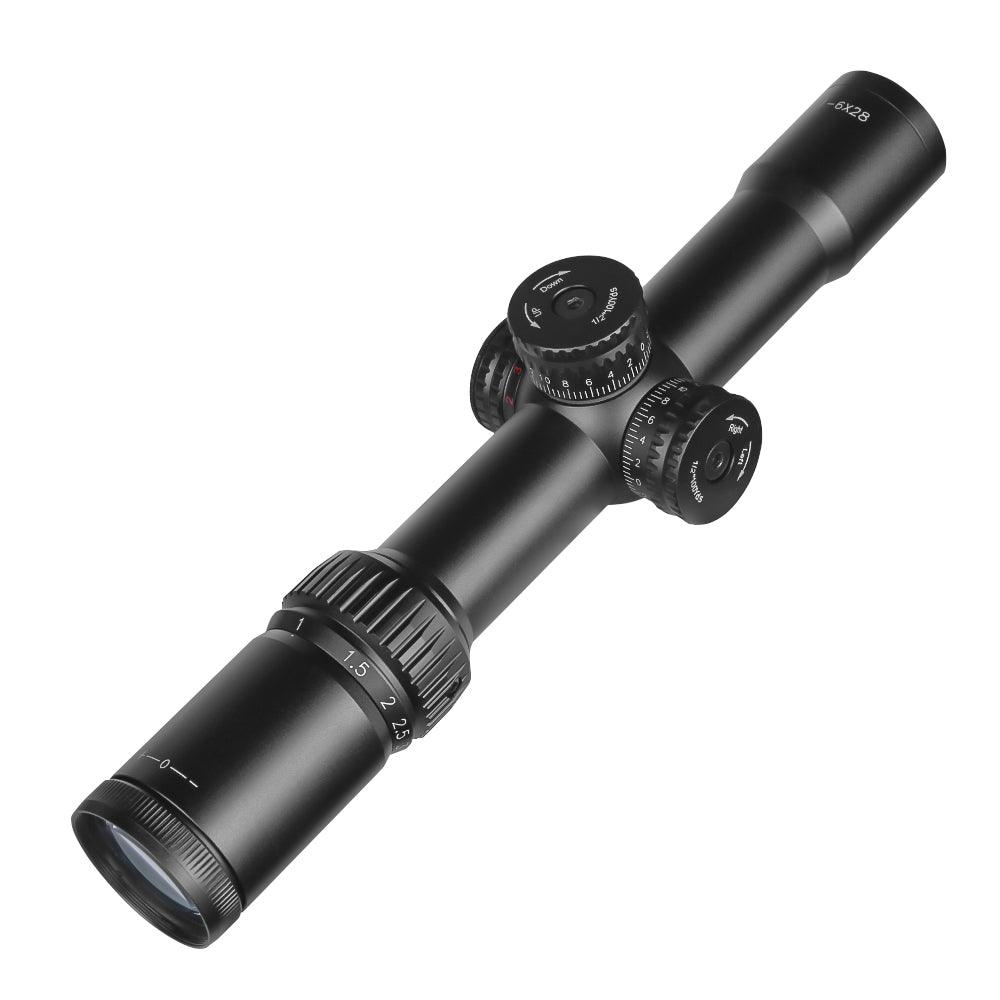 SPINA OPTICS IronClaw HD 1-6x28 SFP IR Com retículo iluminado