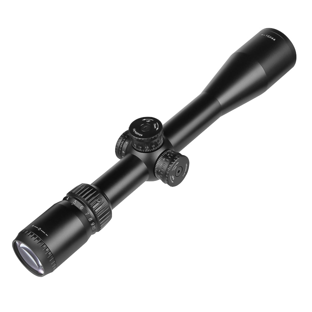 SPINA OPTICS IronClaw HD 4-16x44 SFP SF Parallax 20 jardas até o infinito