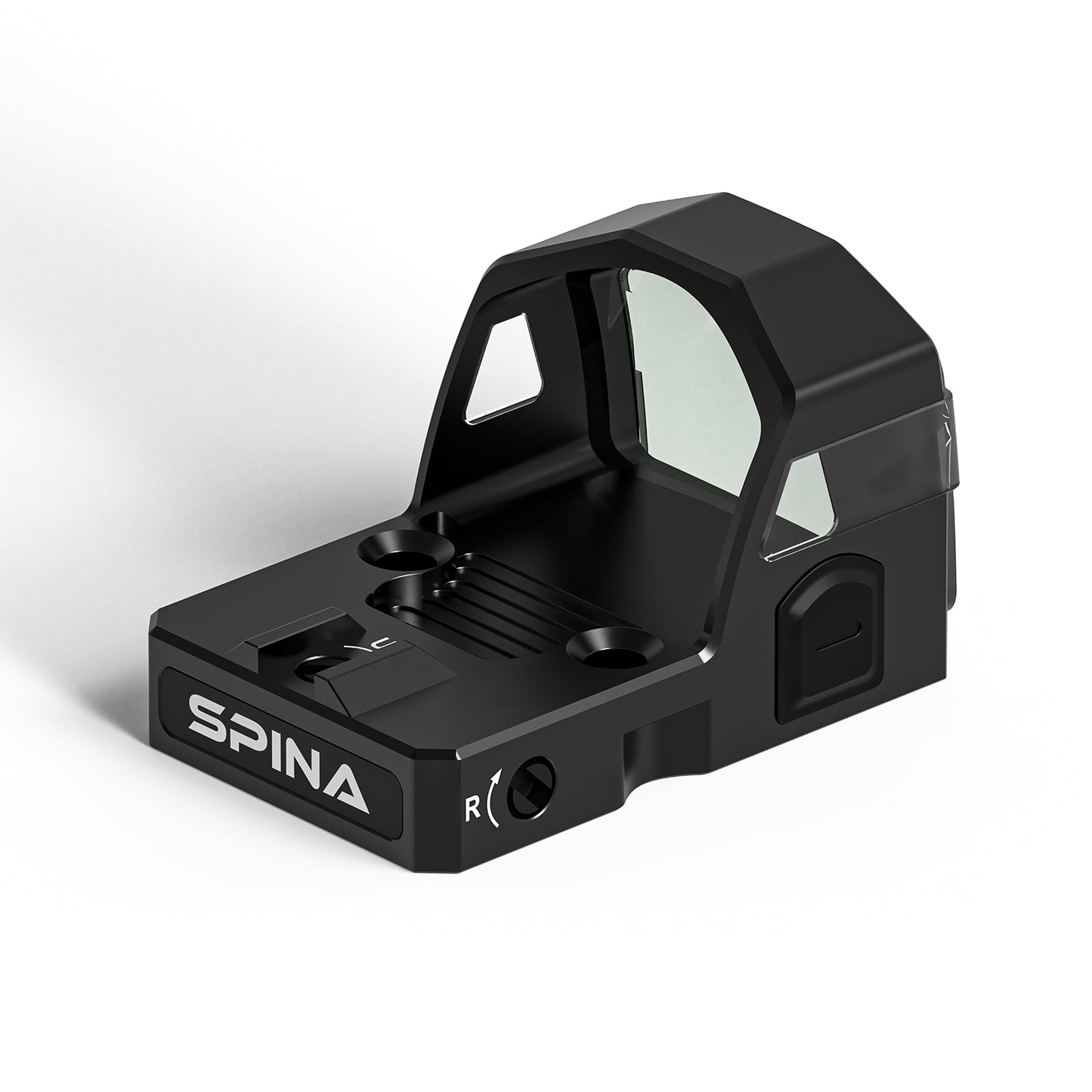 SPINA OPTICS 1X17 Pistola RMR & Rifle com Trilho Picatinny e  Mira de Ponto Verde