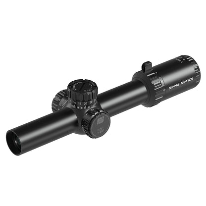 SPINA OPTICS ED Tricore 1-8x24 SFP IR Com retículo iluminado,Corchete integrada