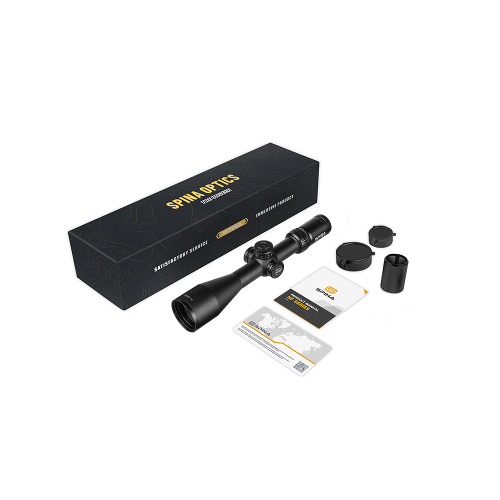 SPINA OPTICS IronClaw HD 3-18x50 SFP Parallax 20 jardas até o infinito